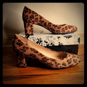 Cute & Comfy Leapord Print Low Heel